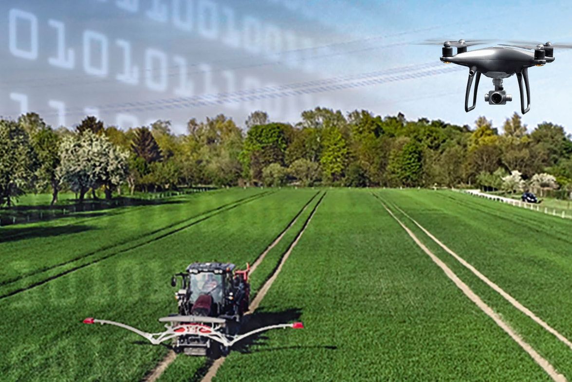 Smart Farming Drohnen auf dem Feld